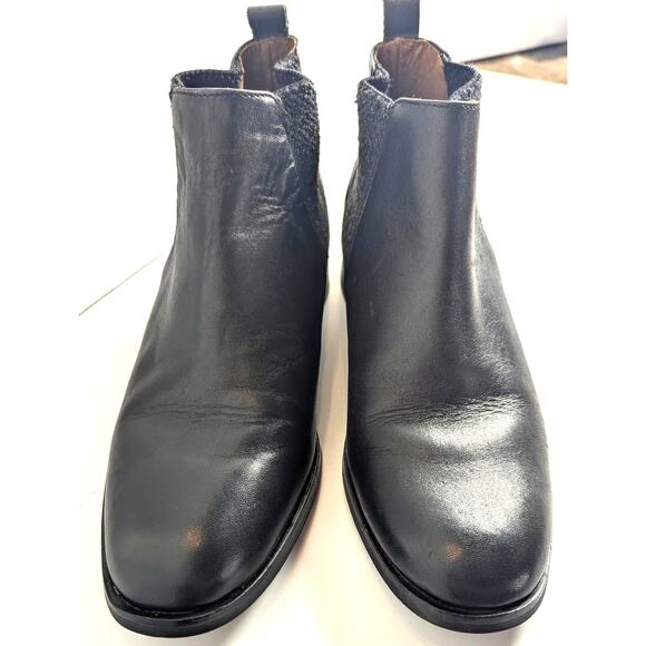 Hudson London Leather heeled ankle boots - Picture 3 of 7